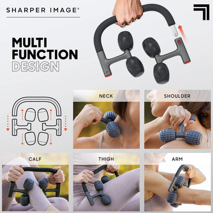 Sharper Image Modular Multi-Function Massage Roller, Detachable Handles