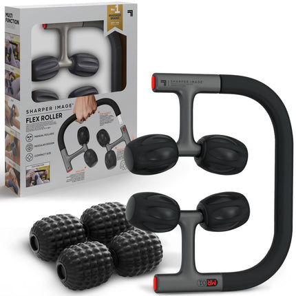 Sharper Image Modular Multi-Function Massage Roller, Detachable Handles