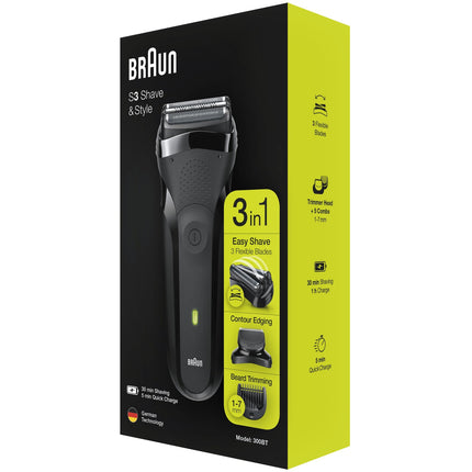 Holicí strojek Series 3 Shave&Style 300BT