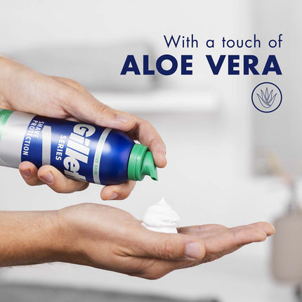 Pěna na holení pro citlivou pleť, aloe vera, 250ml