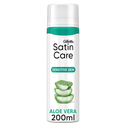 Gel na holení pro ženy, aloe vera, citlivá pleť, 200ml