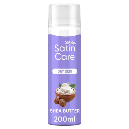 Gel na holení pro ženy, bambucké máslo, suchá pleť, 200ml