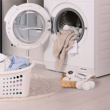 Sheep wool drying balls set of 8