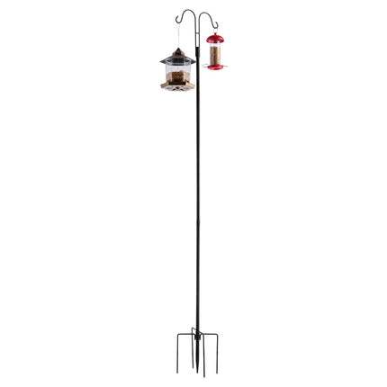 Shepherd Hooks, 8-Pack Double Hook 76-Inch Steel Poles