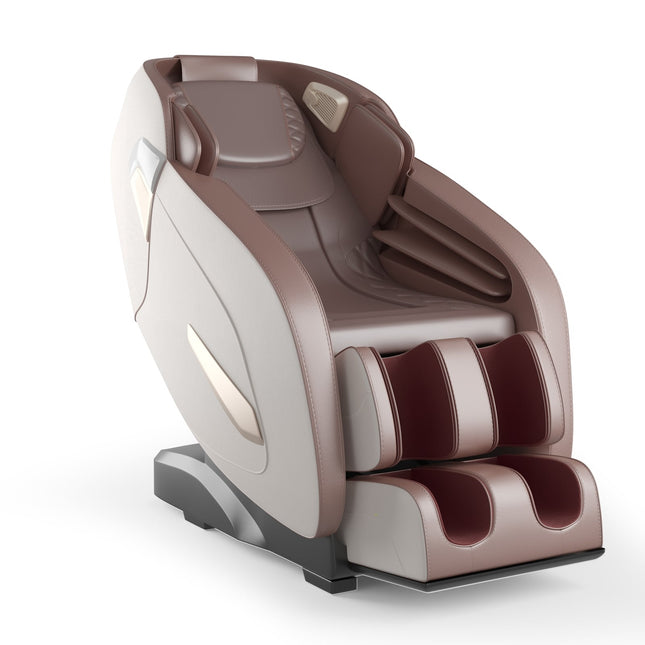 Shiatsu masážní křeslo s vyhříváním, Bluetooth, relaxace celého těla