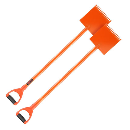 Shingle Shovel 2-Pack, D-Grip Roof Ripper, 46-Inch Steel