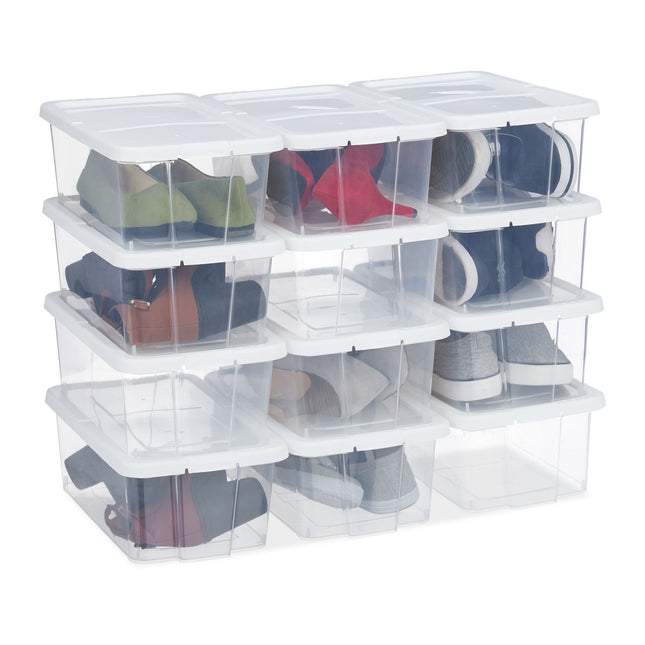 Schoenendozen Plastic Set van 12