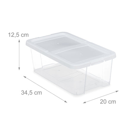 Boxy na boty plastové, sada 12 ks