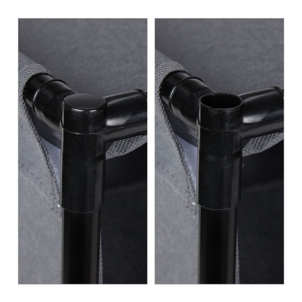 Regál na boty kempový