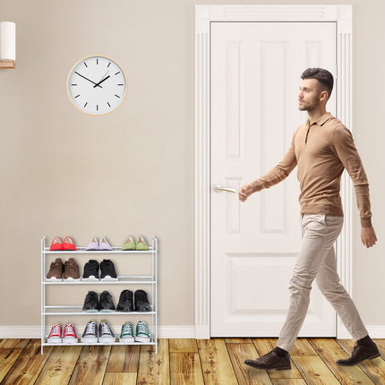 Regál na boty kovový se 4 policemi