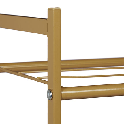 Shoe shelf with 2 levels
