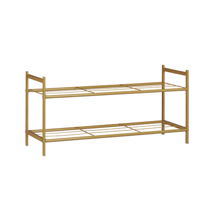 Shoe shelf with 2 levels