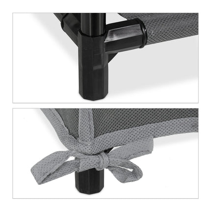 Shoe wardrobe in fabric with 8 compartments