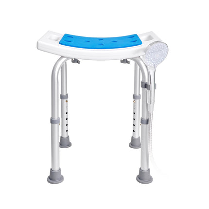 Shower Chair, Adjustable Height, Non-Slip, 350 lb Capacity