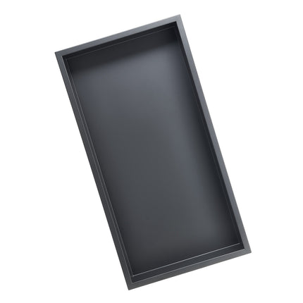 Shower Niche 13x25 In, 304 Stainless Steel, Black