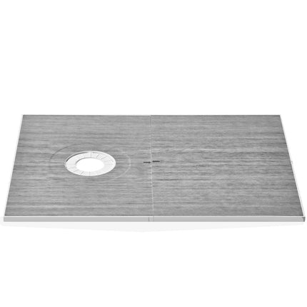 Shower Pan Kit 60 x 38 in, 160mm Offset Drain, EPS