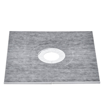 Shower Pan Kit 914x914mm, 160mm Center Drain, 2 Cloths
