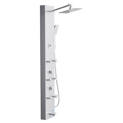 Shower Panel Tower System – Rainfall, LED, 6 Jets, 49 In