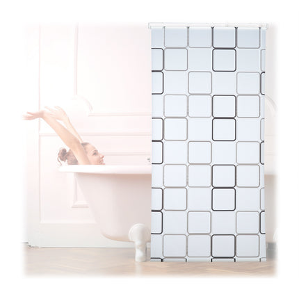 Sprchová roleta, voděodolná, retro design dlaždic