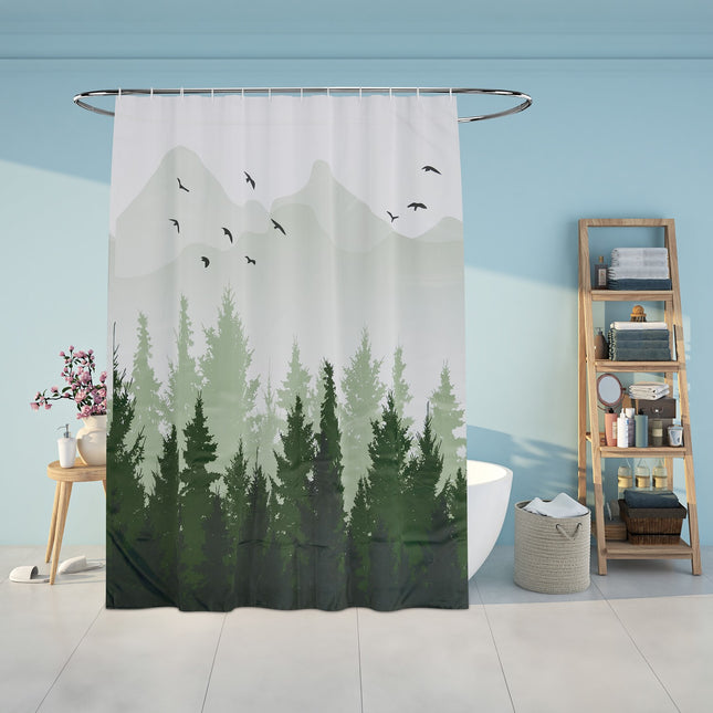 Sprchový závěs 180x200 cm s motivem