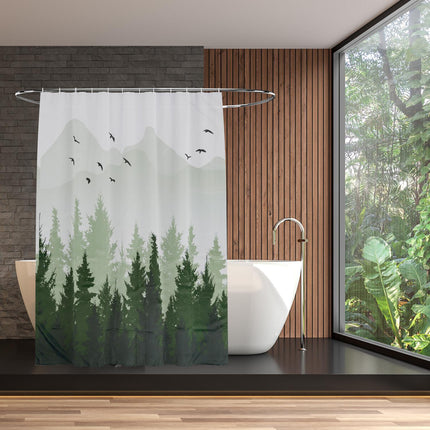 Duschvorhang 180x200 cm mit Motiv