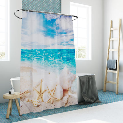 Shower curtain 180x200 cm with motif