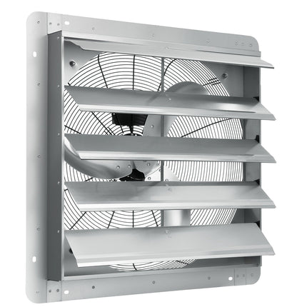 Shutter Exhaust Fan 24-Inch, 2892 CFM Wall Mount