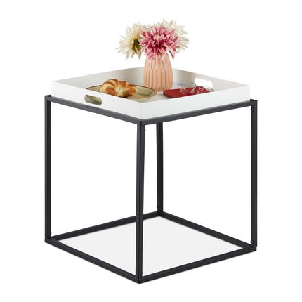 Bijzettafel met dienblad
