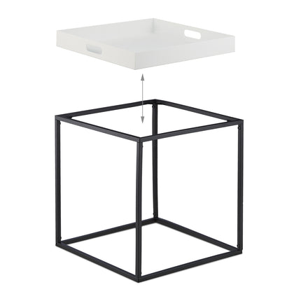 Bijzettafel met dienblad