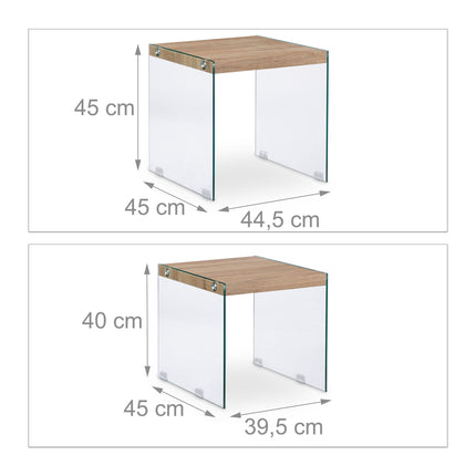 Odkládací stolek v sadě 2 ks
