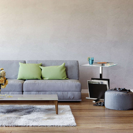 Side table with magazine rack