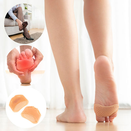 Silikonové gelové metatarzální polštářky SilStep InnovaGoods (2 ks)