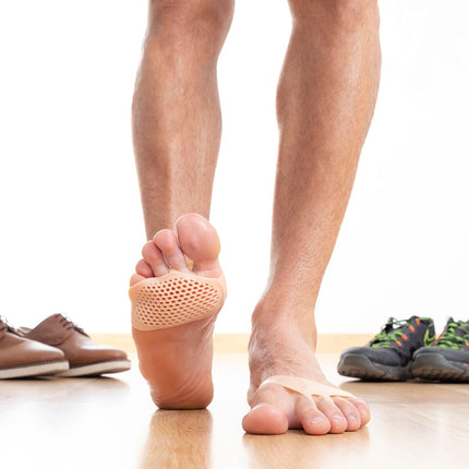 Silikonové gelové metatarzální polštářky SilStep InnovaGoods (2 ks)