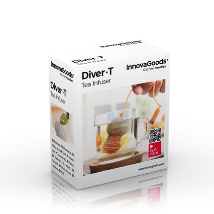 Silikonové sítko na čaj Diver·t InnovaGoods