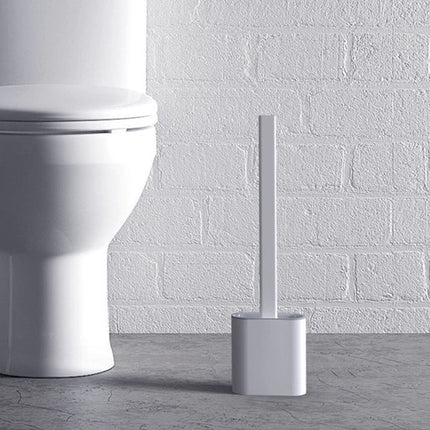 Silikonový WC kartáč s hygienickým větraným držákem