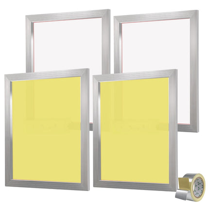 Silk Screen Printing Frames, 4-Pack 20x24 In, 355 Mesh