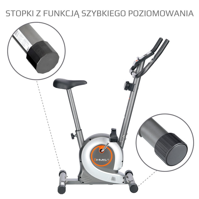 Stříbrný magnetický rotoped – nastavitelný odpor