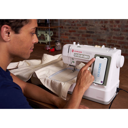 Singer Smart Heavy Duty Sewing and Embroidery Machine, 200 Stitches, Wi-Fi