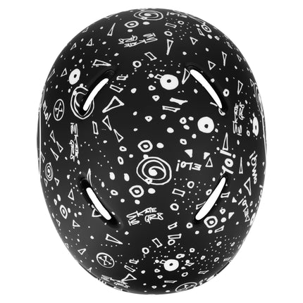 Helma na brusle, černá, velikost L (58-61cm), In-Mold, 320g