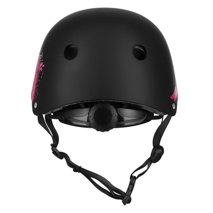Helma na brusle, růžová, velikost S 52–56 cm, nastavitelné kolečko