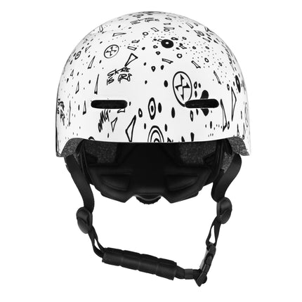 Helma na brusle, bílá, M (55-58cm), lehká, 10 průduchů