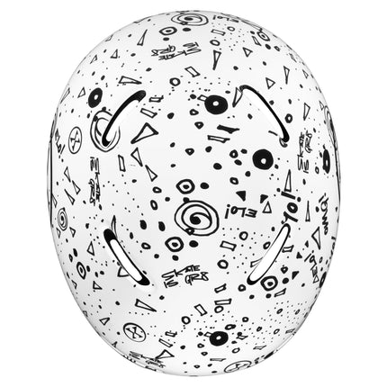Helma na brusle, bílá, S (52-56cm), lehká, 10 průduchů