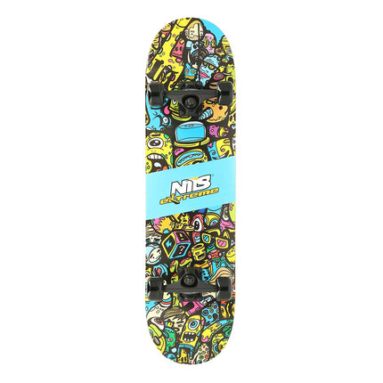 Skateboard, 2 kolečka, barevný design