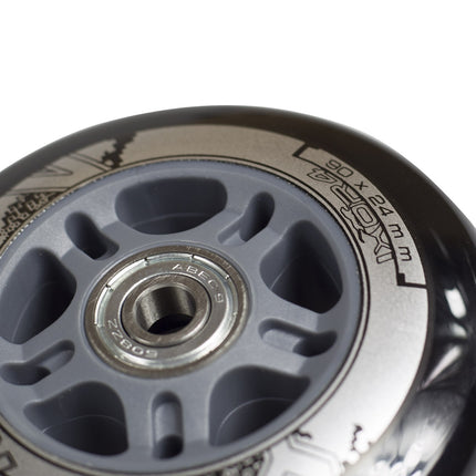 Kolečka na skateboard 90x24 82A a ložiska ABEC-9, sada