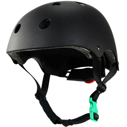 Helma na brusle S 46-53cm zelená, černá přezka