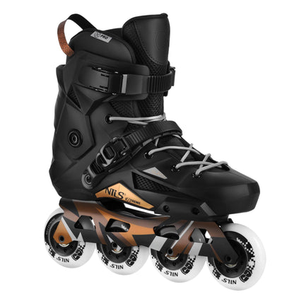 Slalom Inline Skates, Black, Size 38, 80mm