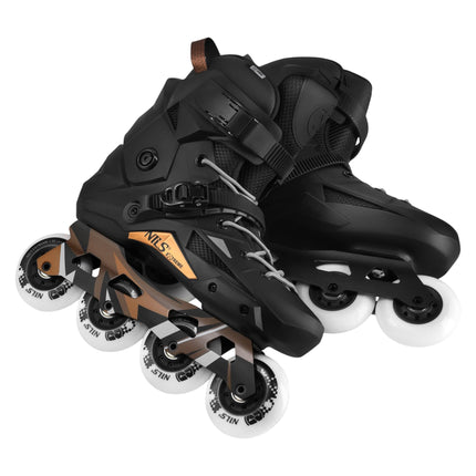 Slalom-Inlineskates, Schwarz, Größe 45, 80 mm