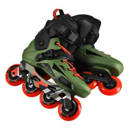 Slalom Inline Skates, Green, Size 38, 80mm