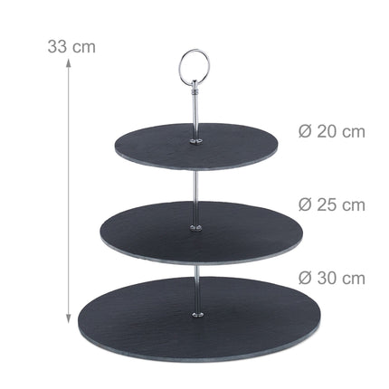 Leisteen etagere 3 niveaus