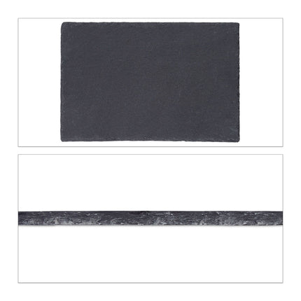 Slate tiles oblong in sets of 6